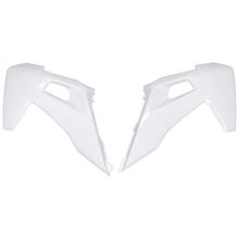 Cache radiateur UFO PLAST 2 pièces, couvercle de radiateur pour Husqvarna FC TE TC FE 125 - 501 ccm Année de fabrication 2019 - 2023