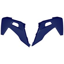Cache radiateur UFO PLAST 2 pièces, couvercle de radiateur pour Husqvarna FC TE TC FE 125 - 501 ccm Année de fabrication 2019 - 2023