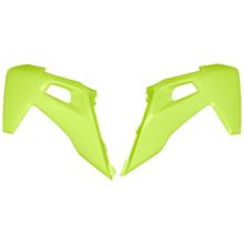 Cache radiateur UFO PLAST 2 pièces, couvercle de radiateur pour Husqvarna FC TE TC FE 125 - 501 ccm Année de fabrication 2019 - 2023