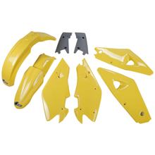 Kit de carénage UFO PLAST 8 pièces, jeu de carénage en plastique pour Husqvarna CR 125 / 250 ccm Année de construction 2000 - 2003