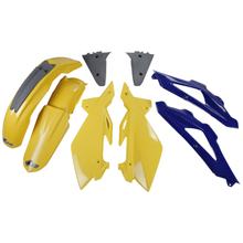 Kit de carénage UFO PLAST 8 pièces, jeu de carénage en plastique pour Husqvarna TC TE 125 / 250 ccm Année de fabrication 2005 - 2007