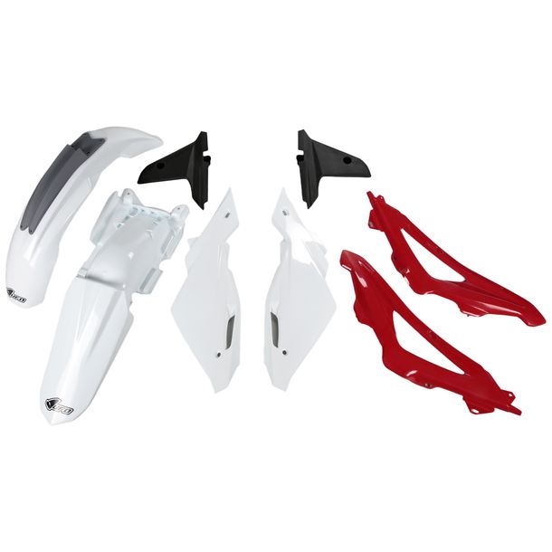 UFO PLAST 8-piece Fairing Kit, Plastic Fairing Set for Husqvarna CR 125 ccm Model Years 2009 - 2013