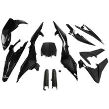 Verkleidungskit UFO PLAST 11-teilig Verkleidungssatz Kunststoff mit Gabelschutz für Husqvarna TC 449 / 499 ccm Bj. 2011 - 2013