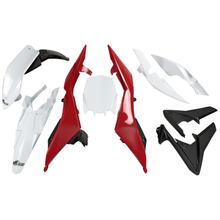 Zestaw osłon UFO PLAST 9-częściowy, komplet osłon z tworzywa sztucznego do Husqvarna TC 449 / 499 ccm rocznik 2011 - 2013