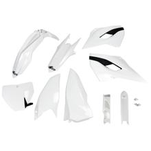 Zestaw osłon UFO PLAST 9-częściowy, zestaw osłon z tworzywa sztucznego z osłonami wideł dla Husqvarna FC TC TE 125 - 450 ccm R. 2014