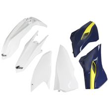 UFO PLAST kuipset 6-delig Kuipsatz kunststof voor Husqvarna FE TC TE 125 - 450 ccm Bj. 2015 - 2016