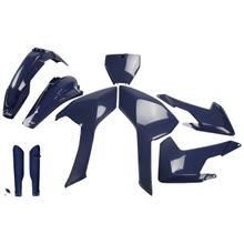 UFO PLAST 9-piece Fairing Kit Plastic Fairing Set with Fork Protectors for Husqvarna FC TC 125 - 450 ccm YOM 2016 - 2018