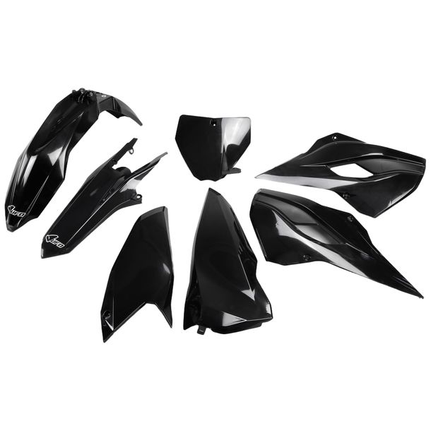 Kit carenatura UFO PLAST 7 pezzi Set carenatura in plastica per Husqvarna TC TE 250 ccm Anno costr. 2016