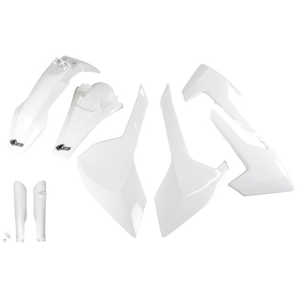 Verkleidungskit UFO PLAST 8-teilig Verkleidungssatz Kunststoff mit Gabelschutz für Husqvarna FE TE TX 125 - 450 ccm Bj. 2017 - 2019