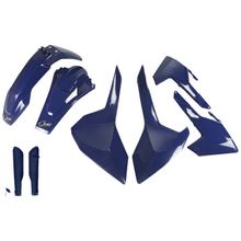 Kit carenatura UFO PLAST 8 pezzi, set carenatura in plastica con protezione forcella per Husqvarna FE TE TX 125 - 450 ccm Anno 2017 - 2019