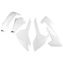 Kit carenatura UFO PLAST 6 pezzi Set carenatura in plastica per Husqvarna FE TE TX 125 - 450 ccm Anno modello 2017 - 2019