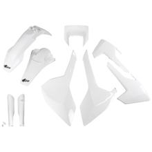 Verkleidungskit UFO PLAST 9-teilig Verkleidungssatz Kunststoff mit Gabelschutz für Husqvarna FE TE TX 125 - 450 ccm Bj. 2017 - 2019