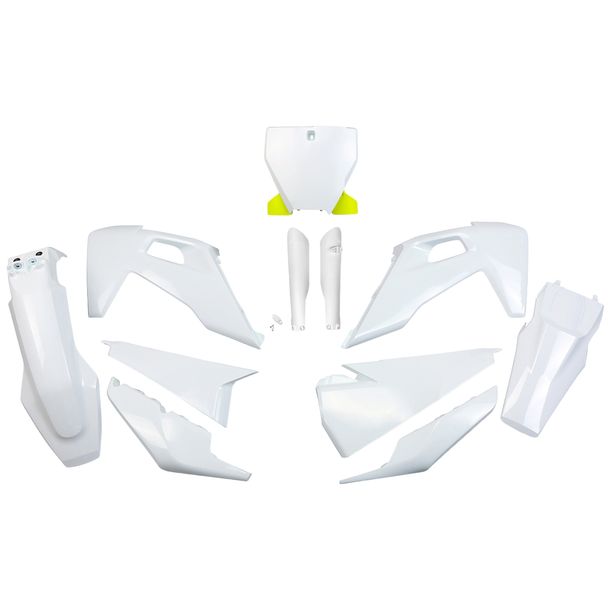 Verkleidungskit UFO PLAST 11-teilig Verkleidungssatz Kunststoff mit Gabelschutz für Husqvarna FC TC 125 - 450 ccm Bj. 2019 - 2022