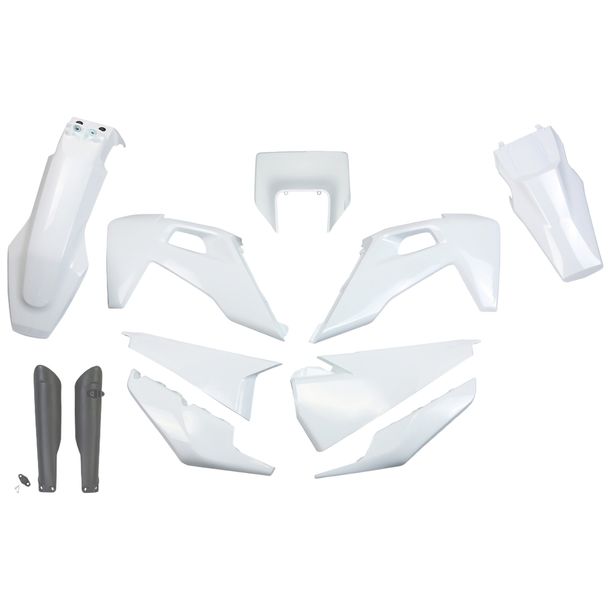 Verkleidungskit UFO PLAST 11-teilig Verkleidungssatz Kunststoff mit Gabelschutz für Husqvarna FE TE 150 - 501 ccm Bj. 2020 - 2023