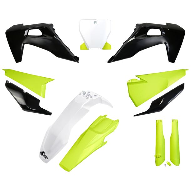 Verkleidungskit UFO PLAST 11-teilig Verkleidungssatz Kunststoff für Husqvarna FC TC 125 - 450 ccm Bj. 2019 - 2022