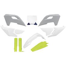 Kompletní sada plastových dílů UFO PLAST 11-dílná, včetně krytů vidlic pro Husqvarna FC FX 125 - 450 ccm, ročník 2023 - 2024