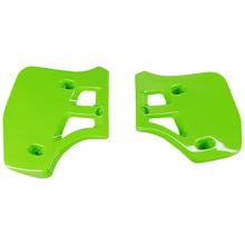 Kühlerverkleidung UFO PLAST 2-teilig Abdeckung Kühler für Kawasaki KX 250 / 500 ccm Bj. 1988 - 2002