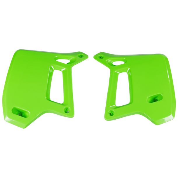 Carenado del radiador UFO PLAST 2 piezas. Cubierta del radiador para Kawasaki KDX 200 ccm Año 1990 - 1994