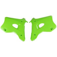 Cache-radiateur UFO PLAST 2 pièces Couverture radiateur pour Kawasaki KX 125 / 250 ccm Année de fabrication 1994 - 1998