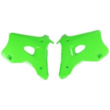 Cache-radiateur UFO PLAST 2 pièces Couverture radiateur pour Kawasaki KX 125 / 250 ccm Année de fabrication 1994 - 1998