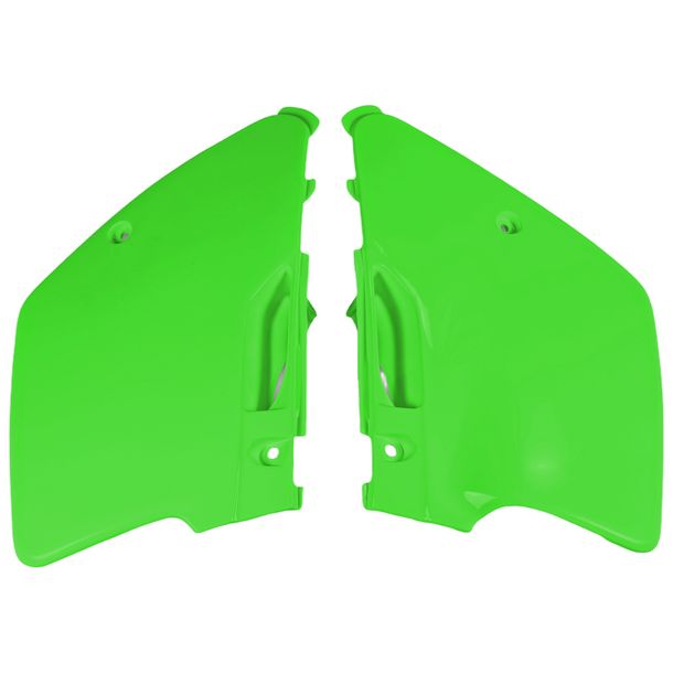 Seitenverkleidung UFO PLAST Verkleidung 2-teilig für Kawasaki KX, TM EN 80 - 250 ccm Bj. 1994 - 2000