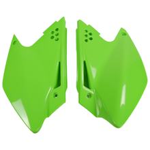 Seitenverkleidung UFO PLAST Verkleidung 2-teilig für Kawasaki KX F 250 ccm Bj. 2006 - 2008