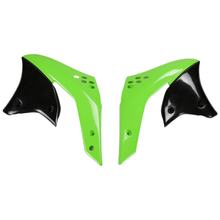 Radiatorbekleding UFO PLAST 2-delig Afdekking Radiator voor Kawasaki KX F 250 ccm Bj. 2006 - 2008
