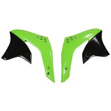 Radiateurkap UFO PLAST 2-delig afdekking radiateur voor Kawasaki KX F 450 ccm Bj. 2006 - 2008