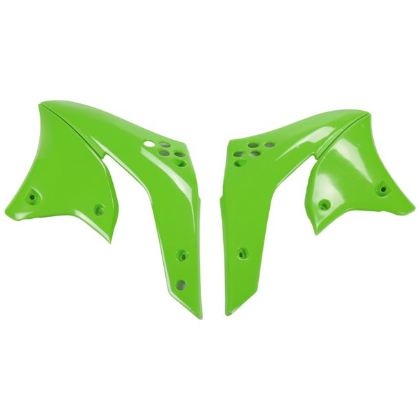 Kühlerverkleidung UFO PLAST 2-teilig Abdeckung Kühler für Kawasaki KX F 250 ccm Bj. 2006 - 2008
