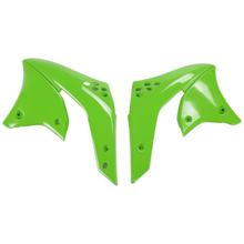 Radiateurkap UFO PLAST 2-delig Afdekking Radiateur voor Kawasaki KX F 250 ccm Bj. 2006 - 2008