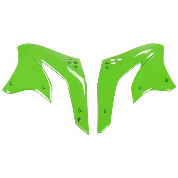 Carenado de radiador UFO PLAST 2 piezas Cubierta de radiador para Kawasaki KX F 450 ccm Año 2006 - 2008