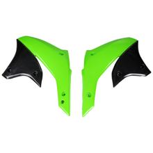Kühlerverkleidung UFO PLAST 2-teilig Abdeckung Kühler für Kawasaki KLX R 450 ccm Bj. 2007 - 2024