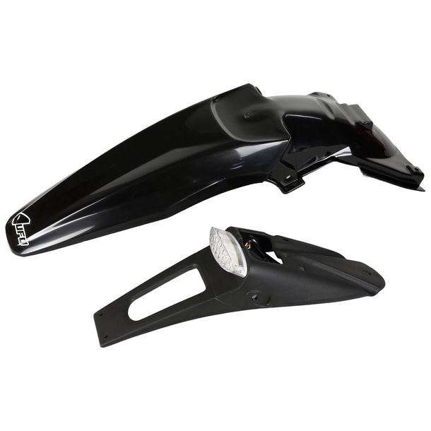 Cache-aile UFO PLAST Couverture Protectionnerie arrière pour Kawasaki KLX R 450 ccm Année de fabrication 2007 - 2024