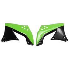 Kühlerverkleidung UFO PLAST 2-teilig Abdeckung Kühler für Kawasaki KX F 450 ccm Bj. 2009 - 2011