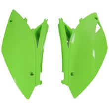Seitenverkleidung UFO PLAST Verkleidung 2-teilig für Kawasaki KX F 450 ccm Bj. 2009 - 2011