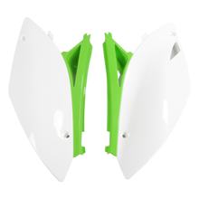 Boční kryty UFO PLAST kryty 2-dílné pro Kawasaki KX F 450 ccm Bj. 2009 - 2011