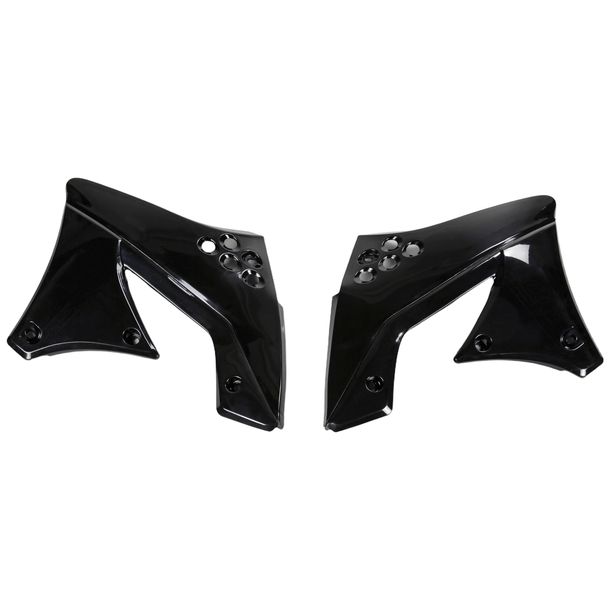 Carenado de radiador UFO PLAST 2 piezas. Cubierta de radiador para Kawasaki KX F 250 ccm Año 2009 - 2012