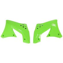 Kühlerverkleidung UFO PLAST 2-teilig Abdeckung Kühler für Kawasaki KX F 250 ccm Bj. 2009 - 2012