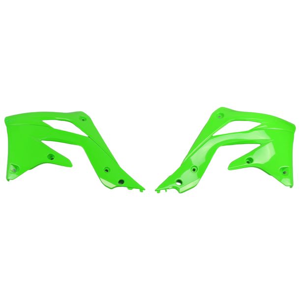 Kühlerverkleidung UFO PLAST 2-teilig Abdeckung Kühler für Kawasaki KX F 450 ccm Bj. 2012 - 2015