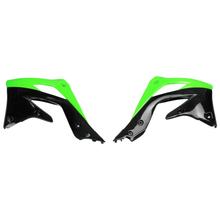 Kühlerverkleidung UFO PLAST 2-teilig Abdeckung Kühler für Kawasaki KX F 450 ccm Bj. 2012 - 2015