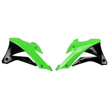 Kühlerverkleidung UFO PLAST 2-teilig Abdeckung Kühler für Kawasaki KX 80 / 85 ccm Bj. 2014 - 2021