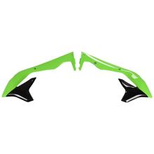 Cache-radiateur UFO PLAST 2 pièces Couverture de radiateur pour Kawasaki KX F 450 ccm Année de fabrication 2016 - 2018