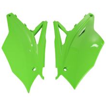 Carénage latéral UFO PLAST 2 pièces pour Kawasaki KX F 250 / 450 ccm Année de fabrication 2016 - 2020