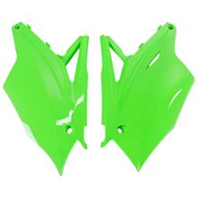 Carénage latéral UFO PLAST 2 pièces pour Kawasaki KX F 250 / 450 ccm Année de fabrication 2016 - 2020