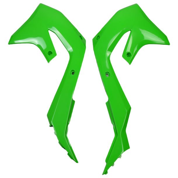 Kühlerverkleidung UFO PLAST 2-teilig Abdeckung Kühler für Kawasaki KX F 250 / 450 ccm Bj. 2019 - 2024