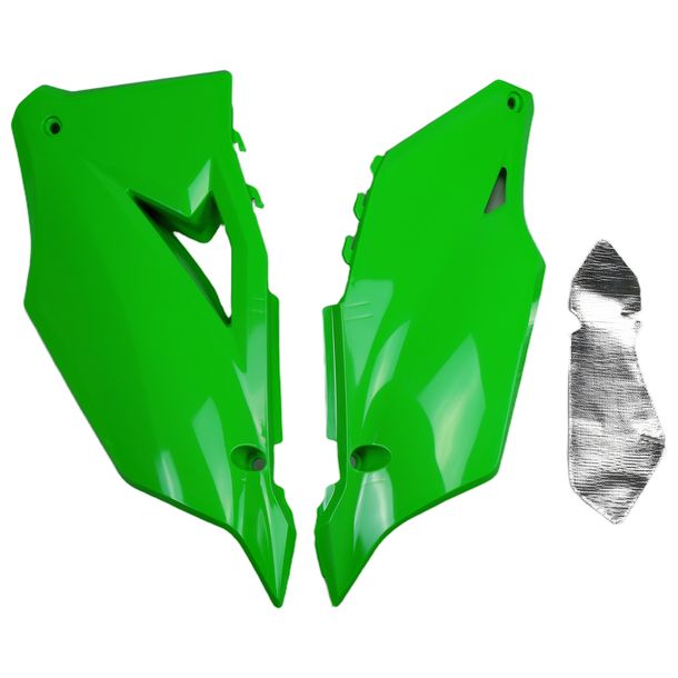 Seitenverkleidung UFO PLAST Verkleidung 2-teilig für Kawasaki KX F 250 / 450 ccm Bj. 2019 - 2024