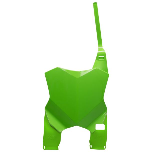 Startnummerntafel UFO PLAST Verkleidung Frontnummerntafel für Kawasaki KX F 250 / 450 ccm Bj. 2016 - 2024