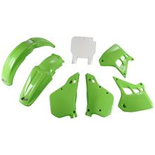 Kit carenatura UFO PLAST 7 pezzi, set carenatura in plastica per Kawasaki KX 250 ccm Anno Modello 1990 - 1991