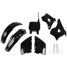 Beplatingkit UFO PLAST 9-delig Beplatingsset Kunststof met vorkbescherming voor Kawasaki KX 125 / 250 ccm Bj. 1996 - 1998