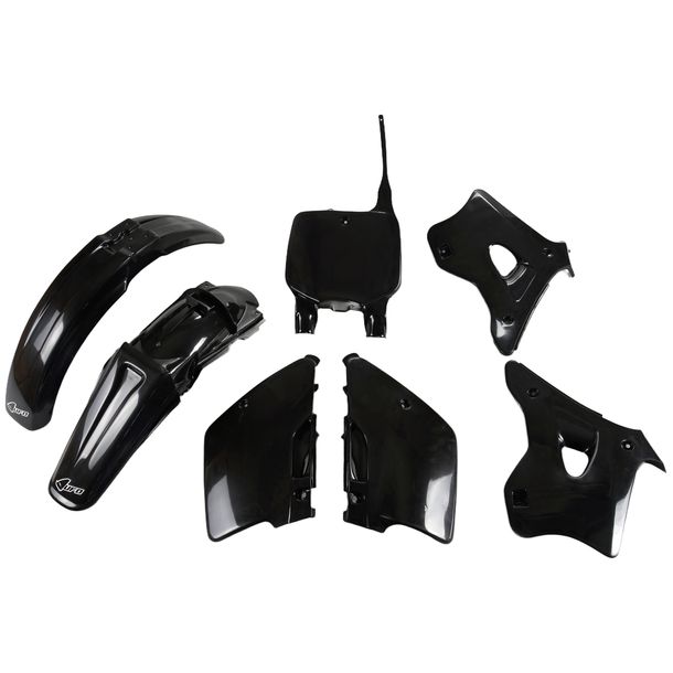 Kit de carenado UFO PLAST 7 piezas. Juego de carenado de plástico para Kawasaki KX 125 / 250 ccm Bj. 1996 - 1998